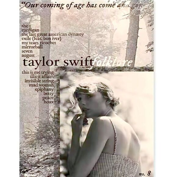 🎁 CUSTOM Taylor Swift Music Classic Series Album Print Wall Art Room Home Decor - Picture 10 of 16